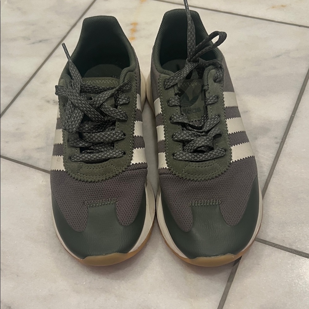 Adidas women’s Olive and Charcoal Sneakers